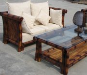 浙大學(xué)生竹制品沙發(fā)設(shè)計作品吸引外商眼光